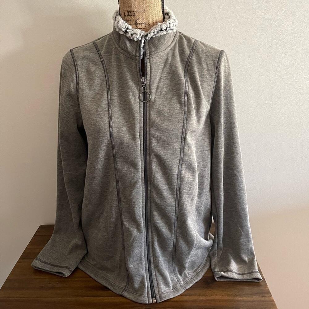 Cuddl Duds Gray Jacket Size Small